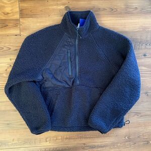 Womens XS Quarter Zip Navy Sweater